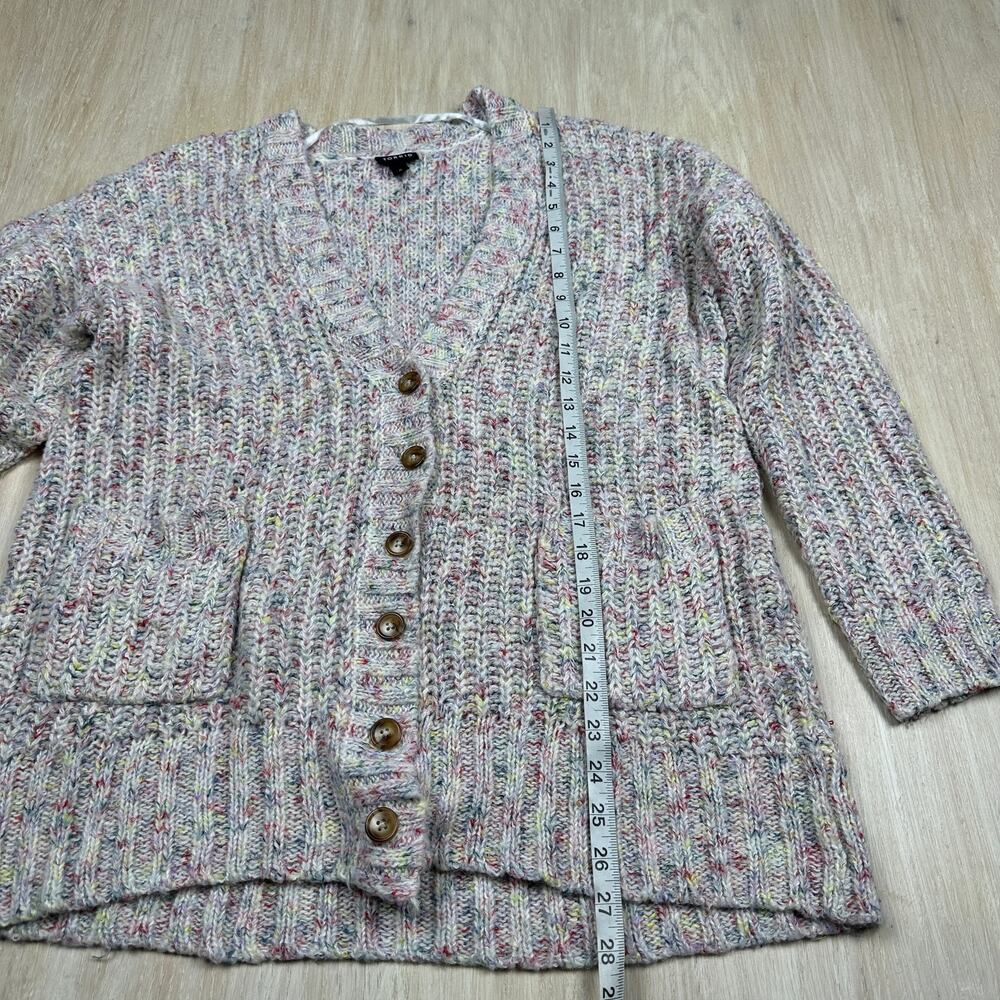 Torrid Multicolored Button Front Long Sleeve Chun… - image 7